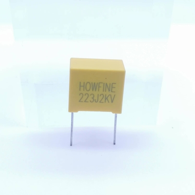 0.022uF MKP82 223J 2KV ตัวเก็บประจุฟิล์มโพลีโพรพิลีน Metallized เรโซแนนซ์สูง