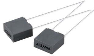 UL ฟิล์มโพลีเอสเตอร์ทนไฟชนิดกล่อง Capacitor Anti Insulation