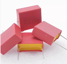 2.2uF PBT BOX ตัวเก็บประจุฟิล์มโพลีโพรพิลีนเคลือบโลหะสารหน่วงไฟ